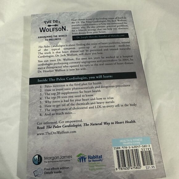The Paleo Cardiologist: The Natural Way to Heart Health – by Dr. Jack Wolfson - Picture 2 of 2